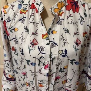 Floral Button-Up Maxi Dress - Multicolor